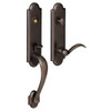 Baldwin 85354102RENT 85354.RENT Right Handed Boulder Single Cylinder Sectional Handleset with, Oil Rubbed Bronze