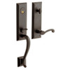 Baldwin 85355112LENT 85355.LENT Left Handed Stonegate Single Cylinder Handleset with Classic, Venetian Bronze