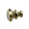 Allied Brass B-1-SCH  Designer Cabinet Knob, Satin Chrome