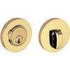 Baldwin 8244031  Images, Contemporary Polished Brass No Lacquer Keyed E