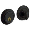 Baldwin 8231190  Images, Traditional Satin Black Keyed Entry Deadbolt