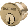 Baldwin 8325033 8325 1-1/2" Mortise Cylinder C Keyway, Vintage Brass