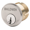 Baldwin 8325056 8325 1-1/2" Mortise Cylinder C Keyway, Lifetime Satin Nickel