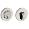 Baldwin 8244260 8244 Contemporary Style Deadbolt for 2-1/8" Door Prep, Polished Chrome