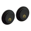 Baldwin 8232190 8232.190 Traditional Double Cylinder Deadbolt, Satin Black
