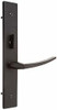 Baldwin 6915190ENTR 6915.ENTR Santa Monica Single Cylinder Full Mortise Handleset, Satin Black