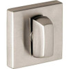 Baldwin 6733056 6733 Interior and Entrance Thumb turn Lock with Backplate for 3" Doors, Lifetime Satin Nickel