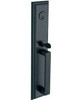 Baldwin 6605102 6605 Tremont Active Exterior Trim Handle (INTERIOR NOT INCLUDED), Oil Rubbed Bronze