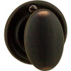 Baldwin 6756112 6756 Interior and Entrance Thumb turn Lock with Backplate for 2-1/4 Doo, Venetian Bronze