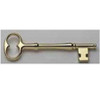 Baldwin 5755003 5755 Bit Key, Lifetime Polished Brass