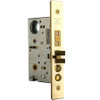 Baldwin 6020003L 6020.L Left Handed Entrance and Apartment Mortise Lock with 2-3/4 Backs, Lifetime Polished Brass