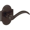 Baldwin 5452V112LDM 5452V.112.LDM Venetian Bronze Estate, Beavertail Lever Beavertail Left Handed Half Dummy Lever with R030 Rose and Concealed Screws