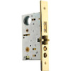 Baldwin 6001003RLS 6001.003.RLS Right Handed Lever Entrance Mortise Lock with 2-3/4-Inch Backset, Lifetime Polished Brass