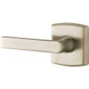 Baldwin 5485V056LMR 5485V.LMR Individual Soho Estate Lever without Rosettes, Lifetime Satin Nickel
