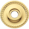 Baldwin 5149003 5149 Pair of Estate Rosettes for Privacy Functions, Lifetime Polished Brass