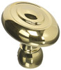Baldwin 5077112MR 5077.MR Pair of Bethpage Estate Door Knobs without Rosettes, Lifetime Polished Brass