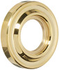 Baldwin 5002031 IDM Single Estate Rosette for Dummy Functions, Polished Brass, No Lacquer