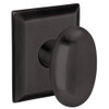 Baldwin 5024102IMR 5024.IMR Individual Oval Estate Door Knob without Rosette, Oil Rubbed Bronze