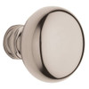 Baldwin 5030055MR 5030 Pair of Estate Knobs without Rosettes, Lifetime Polished Nickel