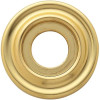 Baldwin 5002031IDM  Single Estate Rosette for Dummy Functions, Polished Brass, No Lacquer
