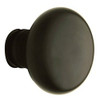 Baldwin 5015190MR 5015 Pair of Estate Knobs without Rosettes, Satin Black