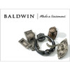 Baldwin 4976260  6" Center to Center Palm Springs Cabinet Pull Bright Chrome Finish