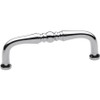 Baldwin 4964260 4964.260.BIN 4-Inch Colonial Style Cabinet Pull, Chrome