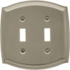 4766 150 SWITCH PLATE COLONIAL - DOUBLE TOGGLE                 4766150