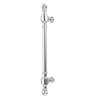 Allied Brass RD-3/18-PC  Retro Dot Collection Refrigerator Pull with 1/2" Diameter, 18", Polished Chrome