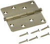 Baldwin 1440056I  Radius Mortise Hinge, Lifetime Satin Nickel