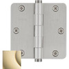 Baldwin 1435003I  Radius Mortise Hinge, Lifetime Brass