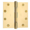 Baldwin 1051003I  Square Ball Bearing Mortise Hinge, Lifetime Brass