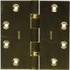 Baldwin 1046033I  Square Ball Bearing Mortise Hinge, Vintage Brass