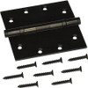 Baldwin 1046102INRP  Square Ball Bearing Mortise Hinge, Non Removable Pin Oil Rubbed Bronze