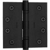 Baldwin 1041190INRP  Non Removable Pin Square Ball Bearing Mortise Hinge, Black