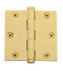 Baldwin 1035003I 3.5 in. x 3.5 in. Lifetime Polished Brass Square Hinge