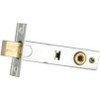 Baldwin 0418056LTP  Mortise Door Bolt Less Turn Piece, Lifetime Satin Nickel