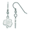 LogoArt SS064UND Sterling Silver University Of Notre Dame Small Dangle Wire Earrings.