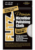 Flitz 1209725 2-Pack LARGE 16" x 16" Microfiber Polishing Cloth/Towel with 2 Token 2gr mini packs metal polish