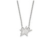LogoArt SS007STA-18 Dallas Stars Small (1/2 Inch) Pendant w/ Necklace (Sterling Silver)