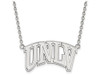 LogoArt SS009UNL-18 Sterling Silver LogoArt U of Nevada Las Vegas Large Pendant w/Necklace