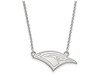 LogoArt SS009UTC-18 Sterling Silver LogoArt The U of Tenn at Chattanooga Sm Pend w/Necklace