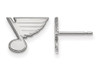 LogoArt SS007BLE St. Louis Blues Extra Small (3/8 Inch) Post Earrings (Sterling Silver)