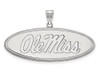 LogoArt SS004UMS Sterling Silver LogoArt University of Mississippi Large Pendant