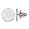 LogoArt SS006RUT Sterling Silver LogoArt Rutgers Lapel Pin