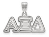 Sororities SS003AXD Sterling Silver LogoArt Alpha Xi Delta Medium Pendant