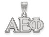 Sororities SS003AEP Sterling Silver LogoArt Alpha Epsilon Phi Medium Pendant