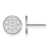 LogoArt SS008BRI Boston Bruins Extra Small (3/8 Inch) Post Earrings (Sterling Silver)