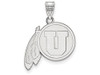 LogoArt SS002UUT Sterling Silver LogoArt University of Utah Large Pendant