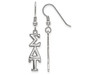 Sororities SS004SDT Sterling Silver LogoArt Sigma Delta Tau Dangle Medium Earringss